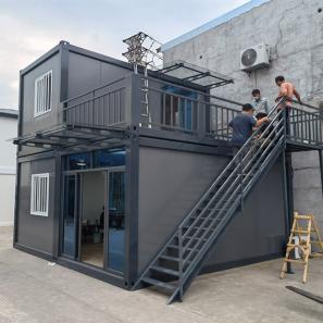 Flat packing container house