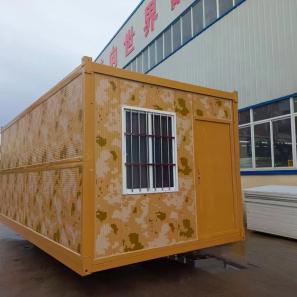 20FT X-Folding Container House Prefabricated Outdoor Sheds With a Bathroom for Residence