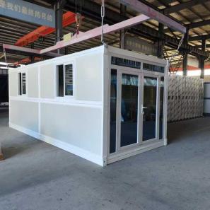 Quick Installation X-type 20ft Foldable Prefabricated Folding Container House for Office School Dormitory