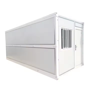 Cheap Price Anshiju Factory X Folding Container Prefab House Temporary Dormitory Camping Steel Roof Mobile Home Modular House