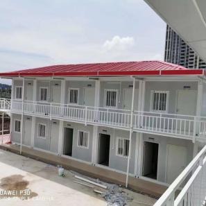 Detachable 20ft Mobile Home Customized Portable Workers Camp Prefabricated 2 3 4 Storey School Dormitory Container House