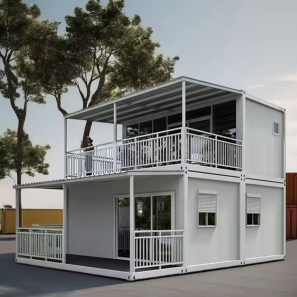  Ready Made Duplex Container House Casa Prefabricada PVC Villar Modular House Prefabricated Homes Villas