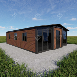 Brand-new 30FT brick color Expandable Container House 